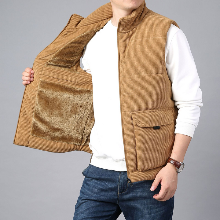 Stylish Corduroy Vest for Men-MODAUTLET