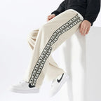 Men's Cotton Sweatpants - Comfortable and Stylish Beige