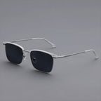 Stylish Rimless Sunglasses for Ultimate Sun Protection White
