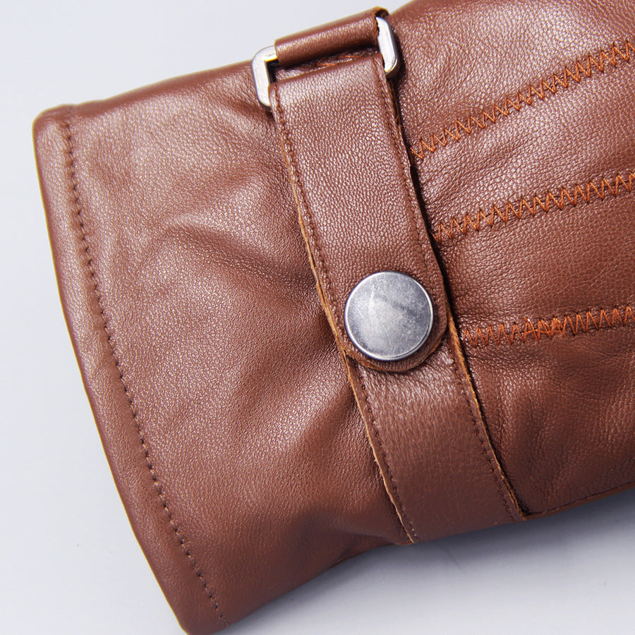 Premium Leather Winter Gloves