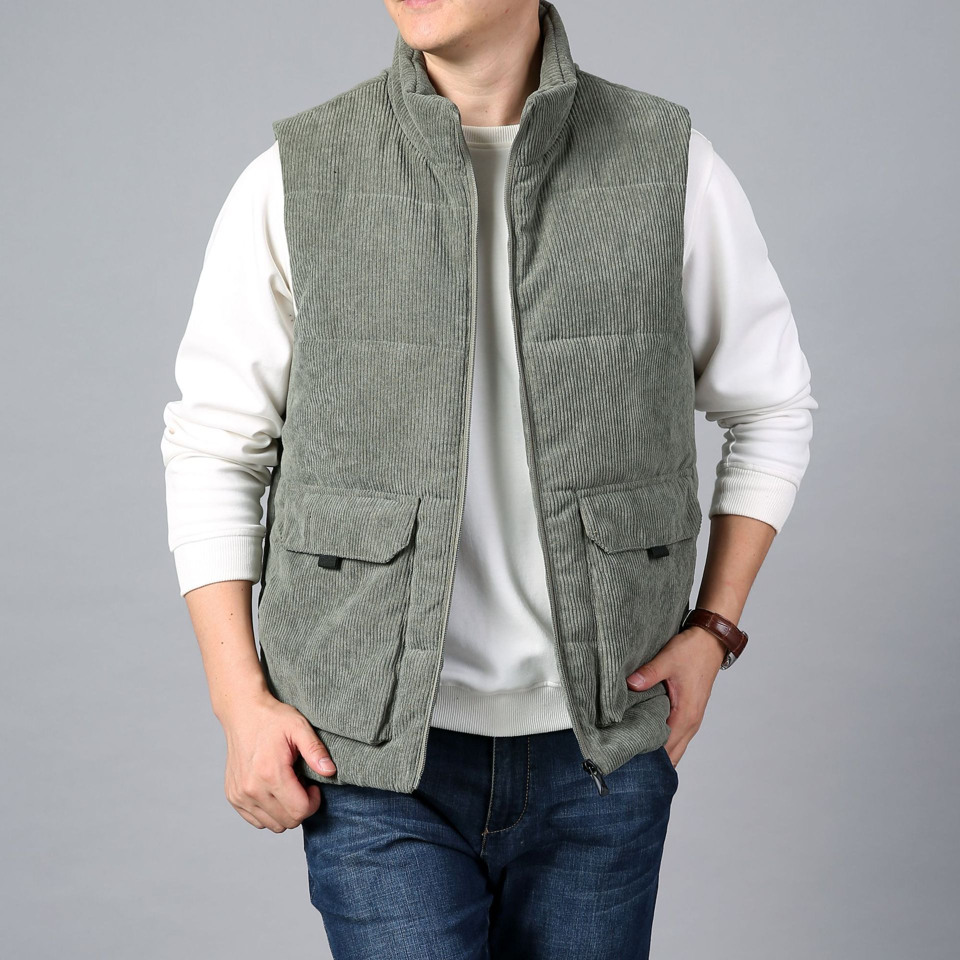 Stylish Corduroy Vest for Men