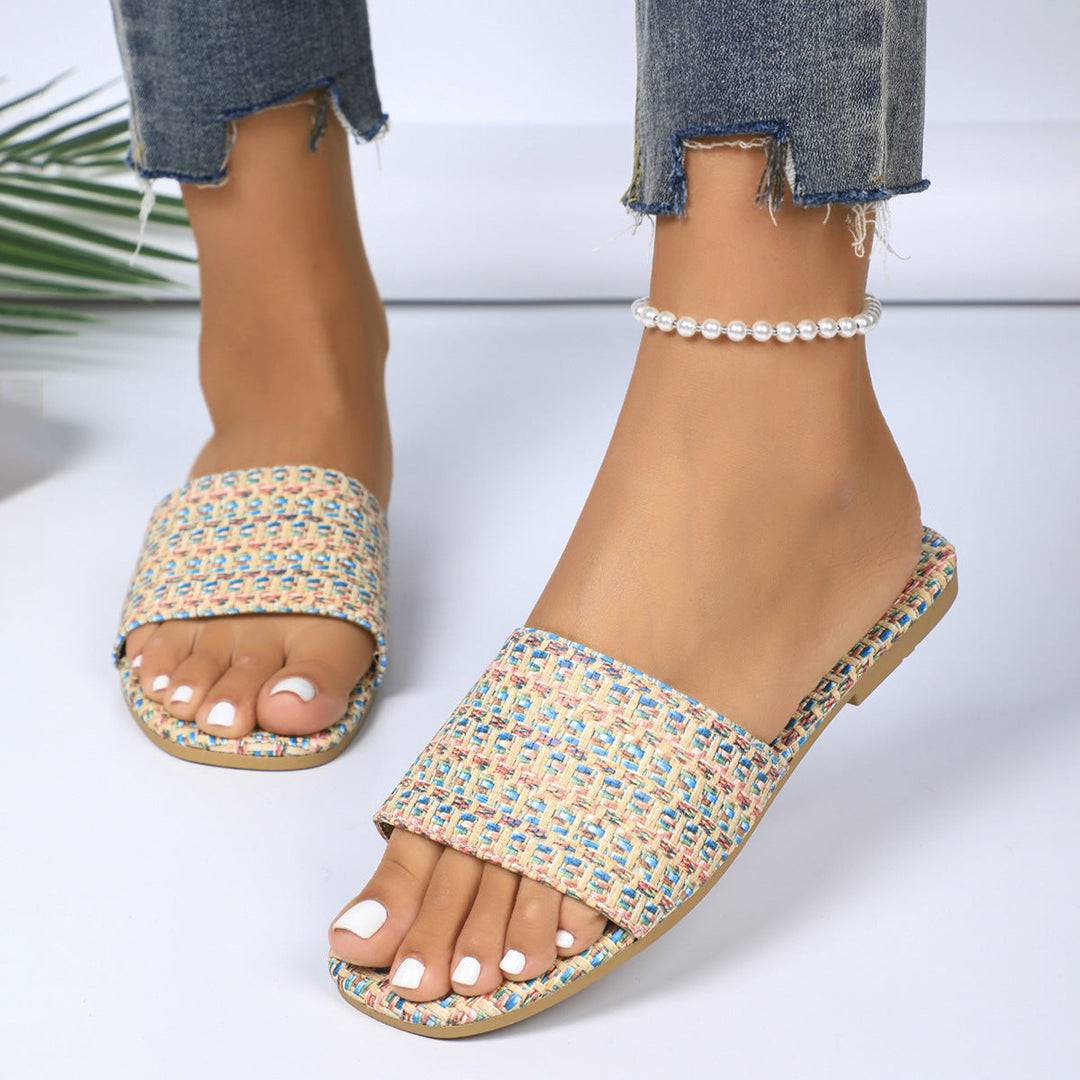 Women's Stylish Woven Flats-MODAUTLET