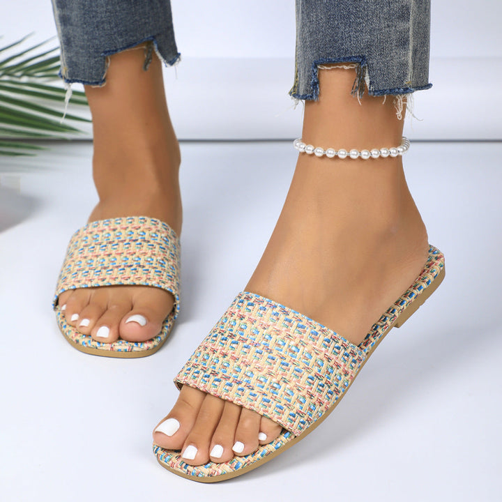 Women's Stylish Woven Flats-MODAUTLET