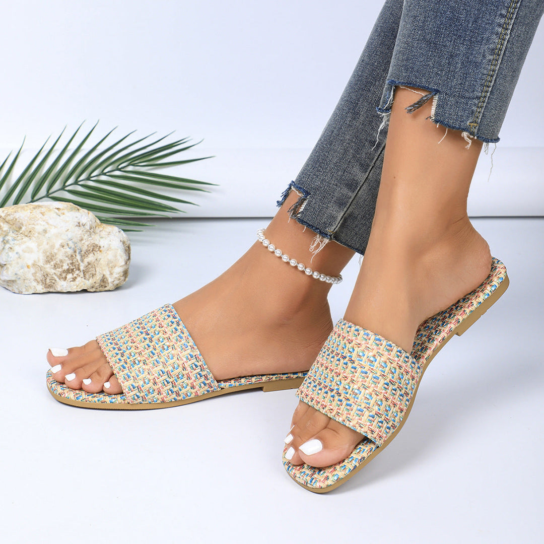 Women's Stylish Woven Flats-MODAUTLET