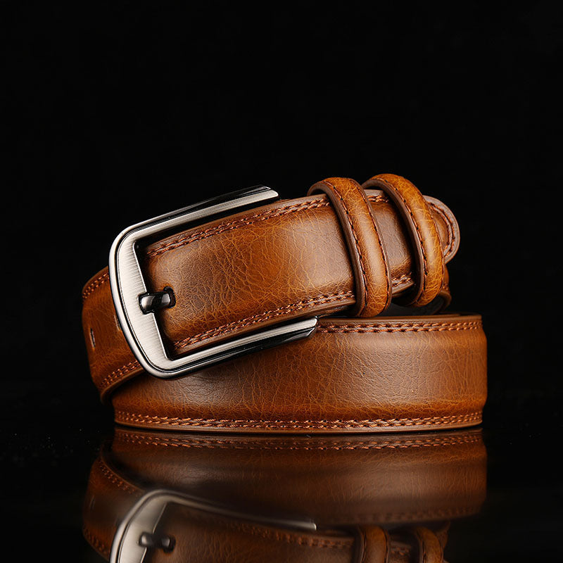 Stylish Leather Belt for Everyday Wear Light Brown