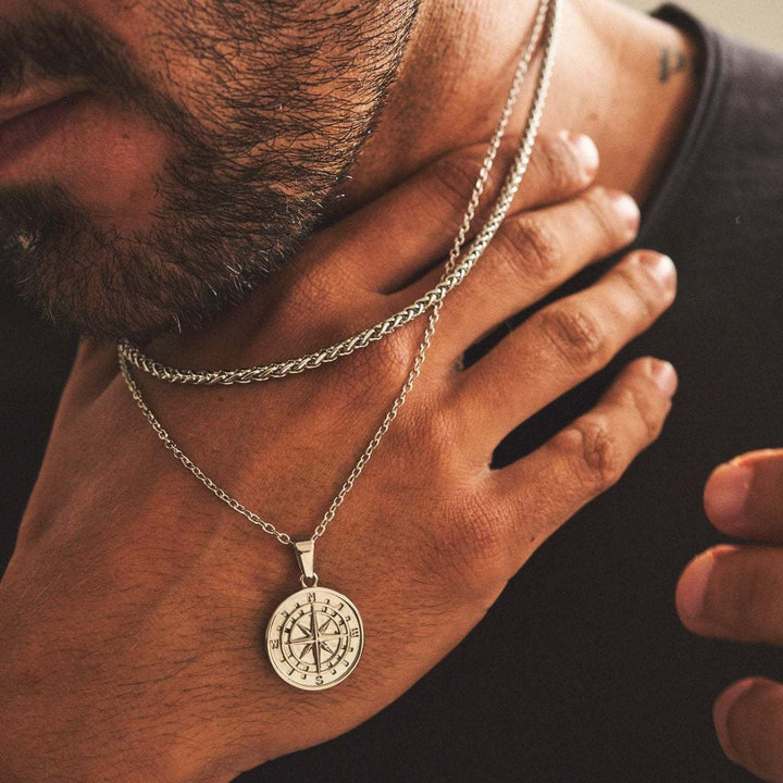 Compass Pendant Necklace - Stylish and Unique Design-MODAUTLET