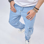 Men's Cargo Jeans - Stylish and Versatile Utility Pants