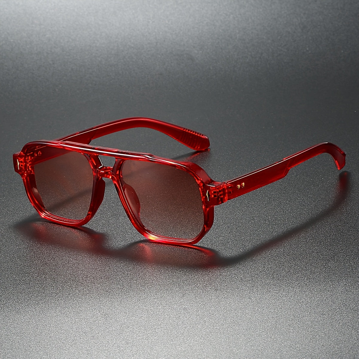 Stylish Oversized Sunglasses for Ultimate UV Protection Red