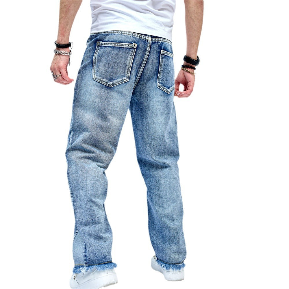 Men's Distressed Denim Jeans