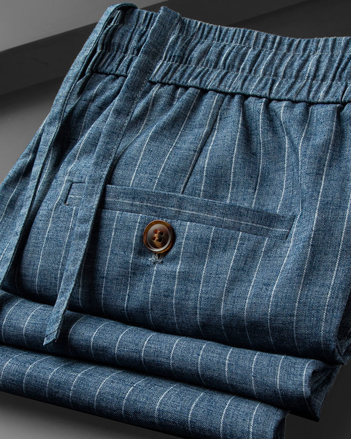 Men's Linen Cubano Pants-MODAUTLET