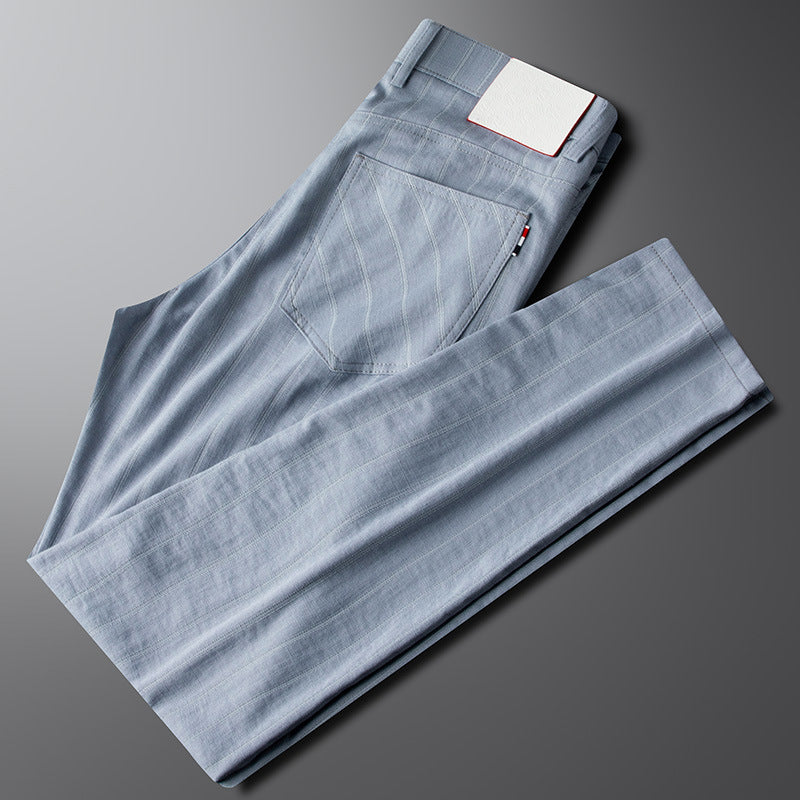 Men's Textured Vitruvian Pants-MODAUTLET