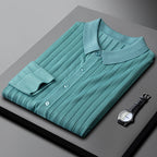 Men's Venetian Button-Up Polo Shirt