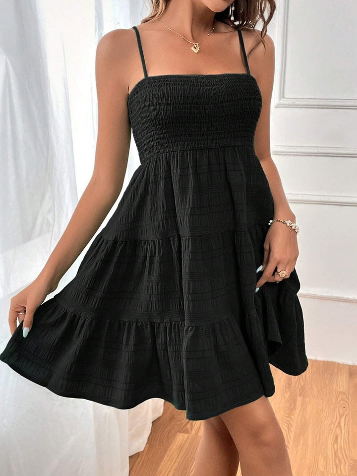 Women's Smocked Capri Sundress-MODAUTLET