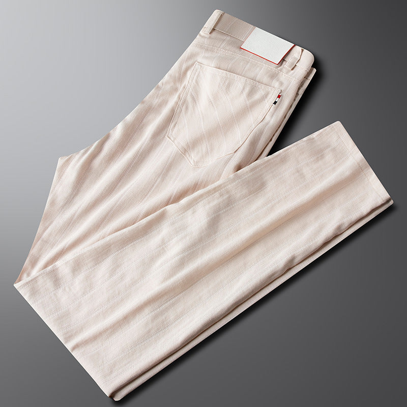 Men's Textured Vitruvian Pants-MODAUTLET