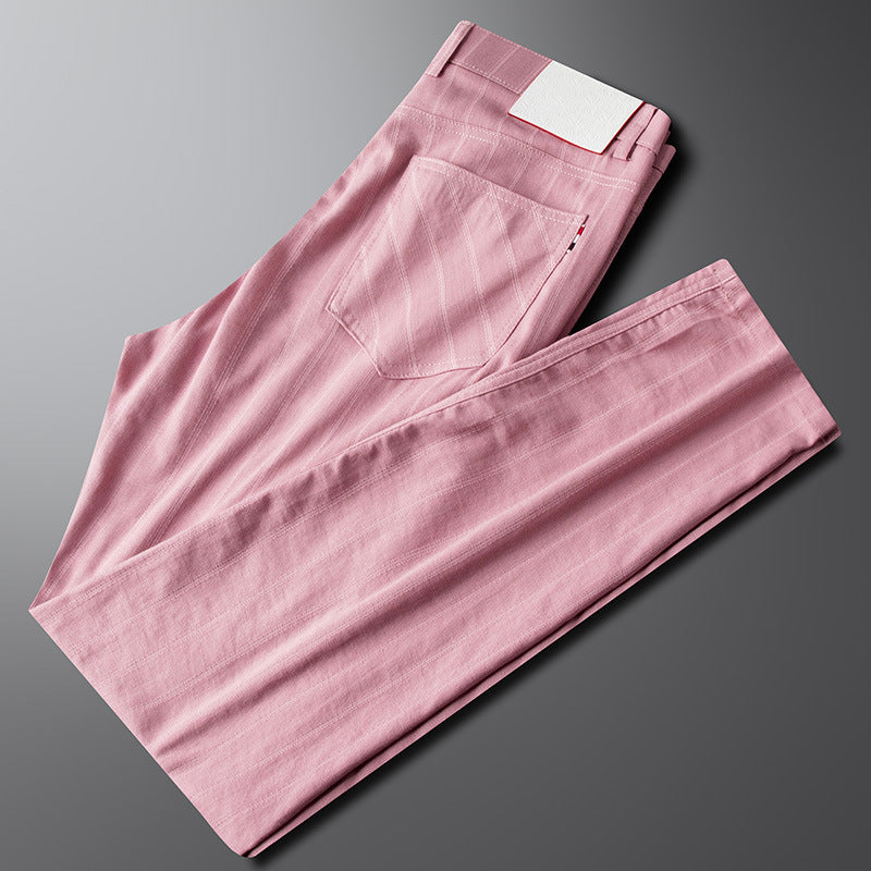 Men's Textured Vitruvian Pants-MODAUTLET