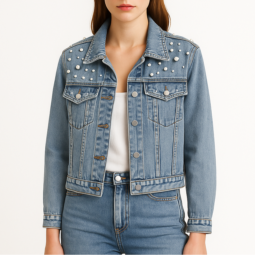 Margot Denim Jacket - Effortlessly Stylish Blue
