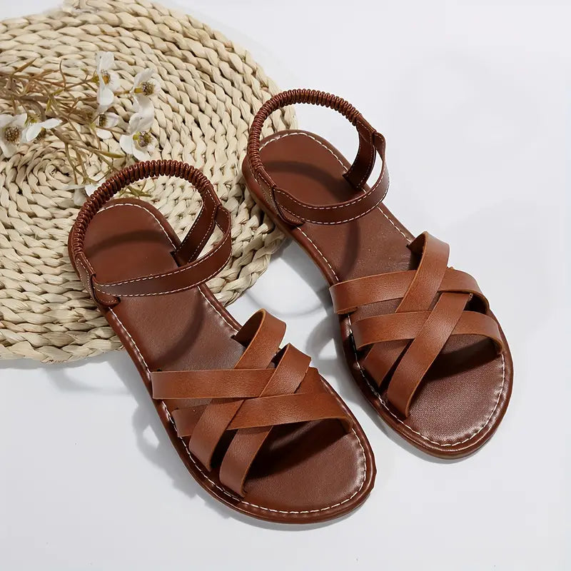 Women's Open Toe Strappy Gladiator Sandals-MODAUTLET