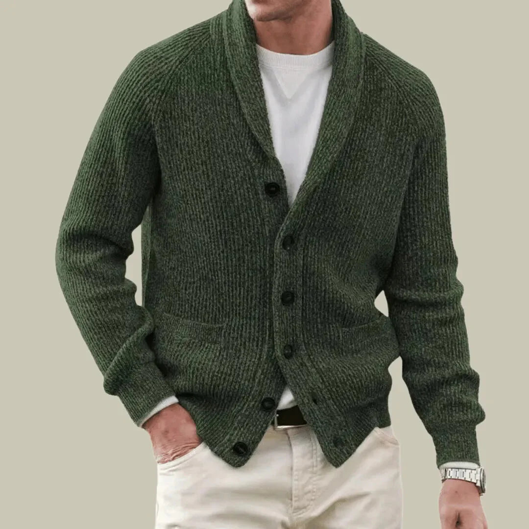 Cashmere Blend Cardigan for Ultimate Comfort Green