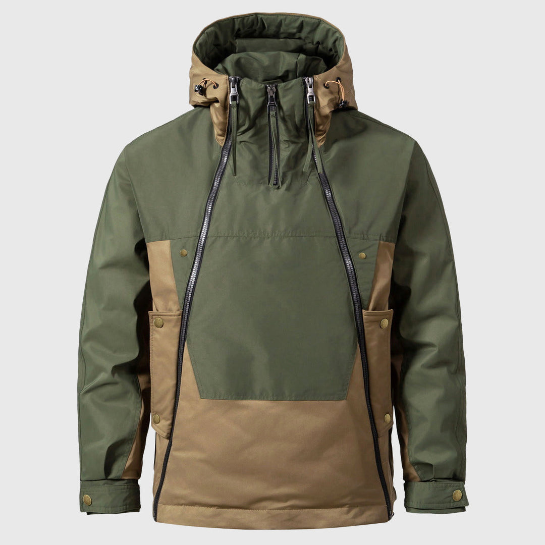 Pánská outdoorová praktická bunda s kapucí