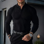 Muscle Fit Knit Sweater for Men