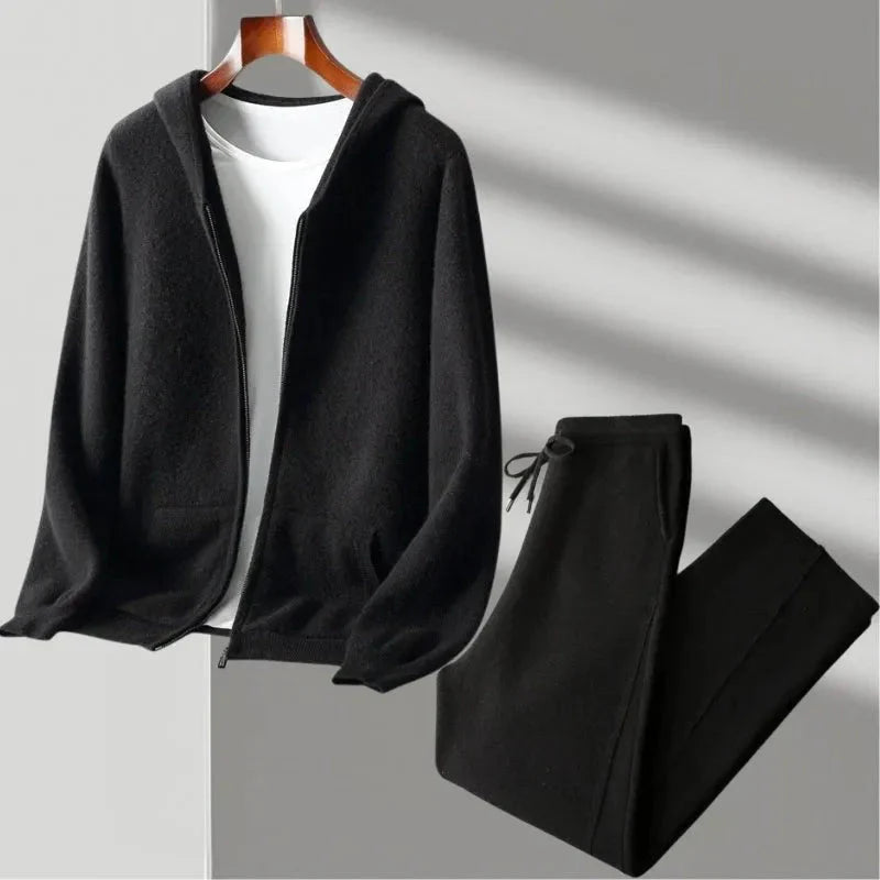 Premium Merino Wool Set Black