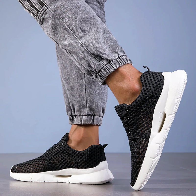 Max | Men's Mesh Sneakers with Flexible Sole-MODAUTLET
