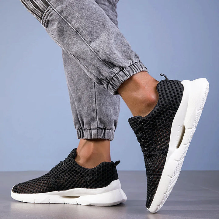 Max | Men's Mesh Sneakers with Flexible Sole-MODAUTLET