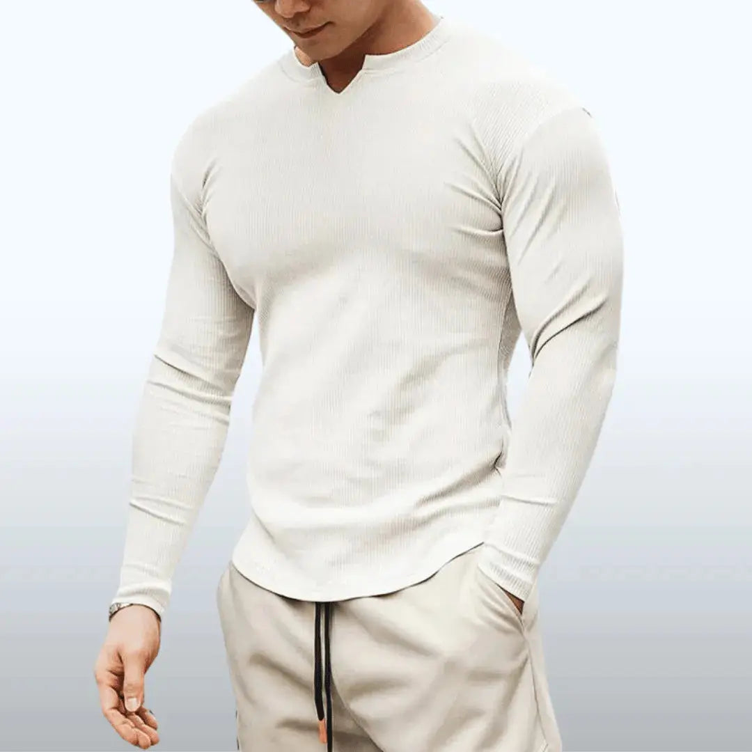 Max Fit - Premium Cotton Shirt White