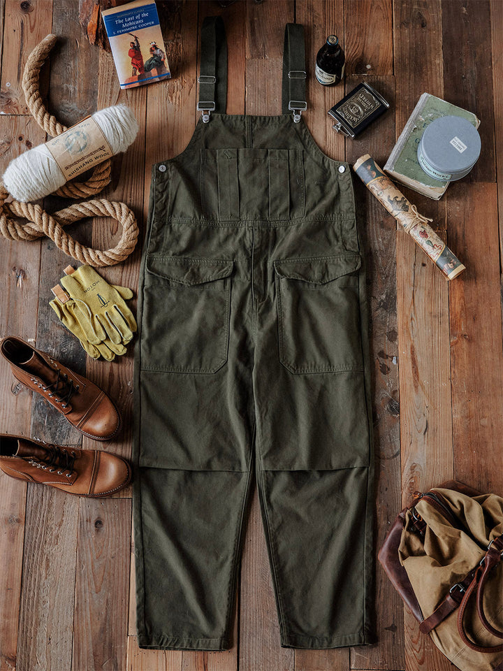 Men's Durable Bib Overalls for Work and Outdoor Activities