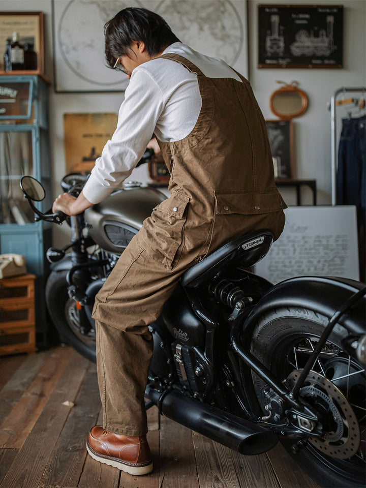 Men's Zipper Overalls