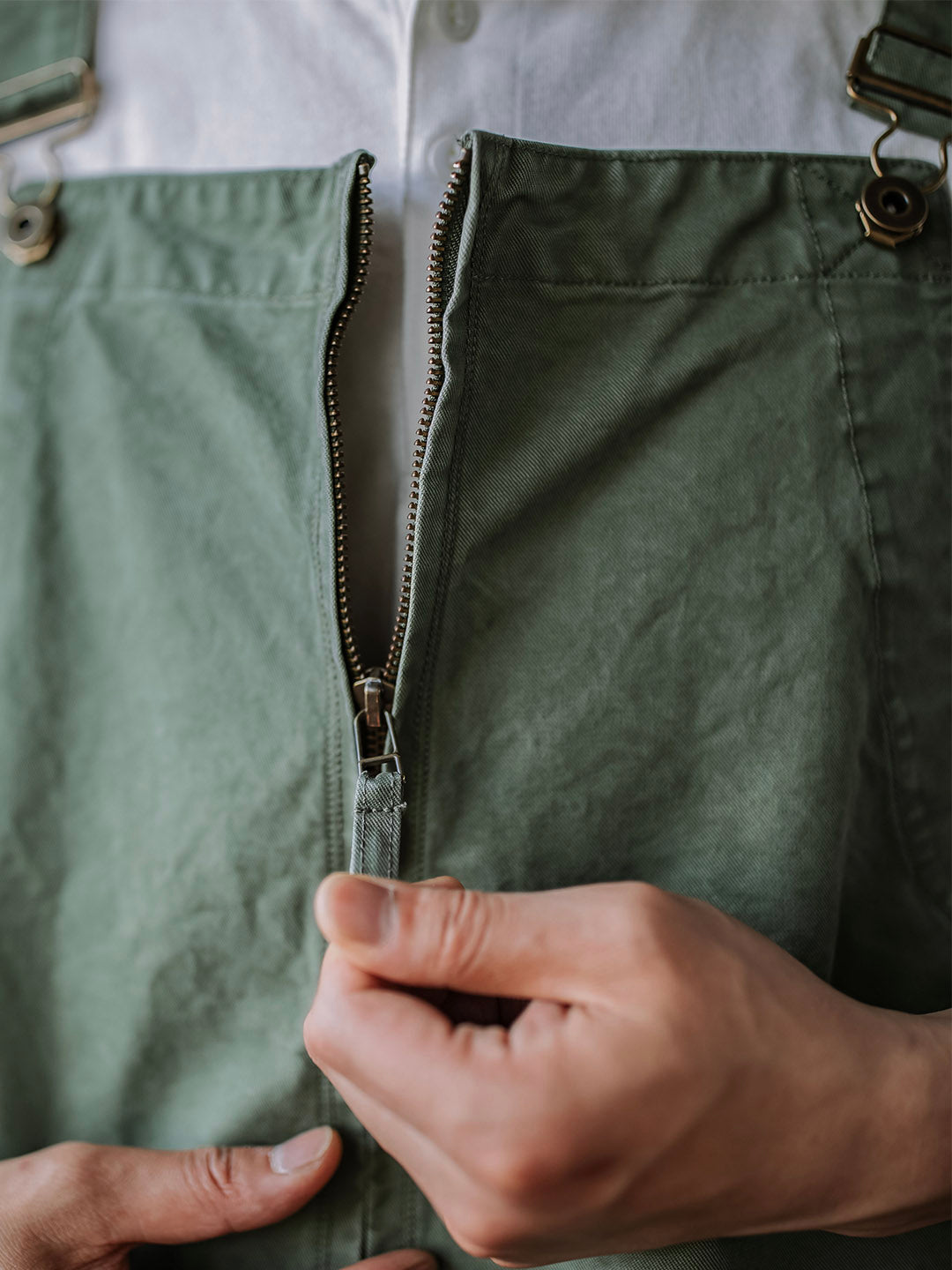 Men's Zipper Overalls