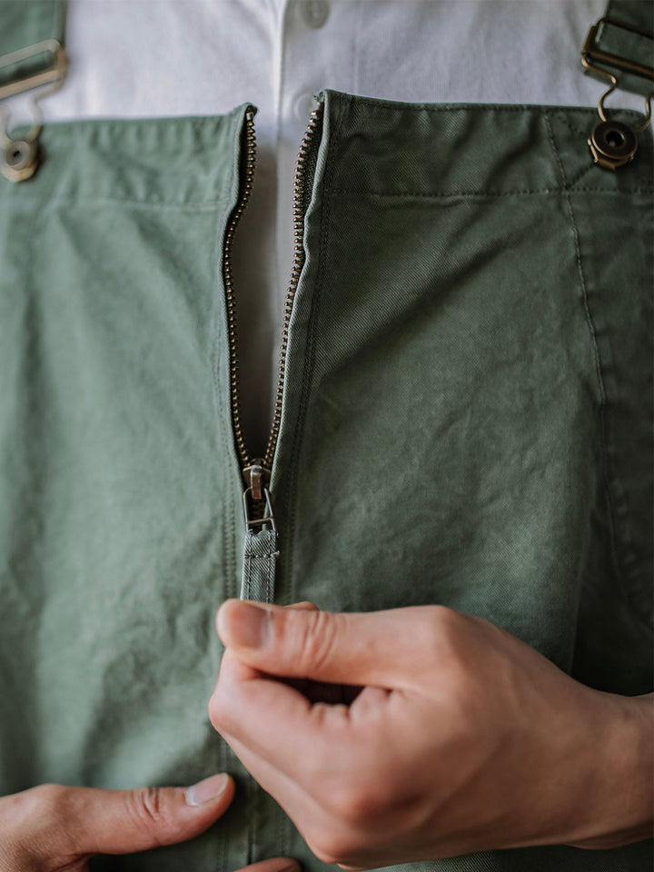 Men's Zipper Overalls