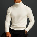 Men's Merino Wool-Blend Turtleneck Sweater