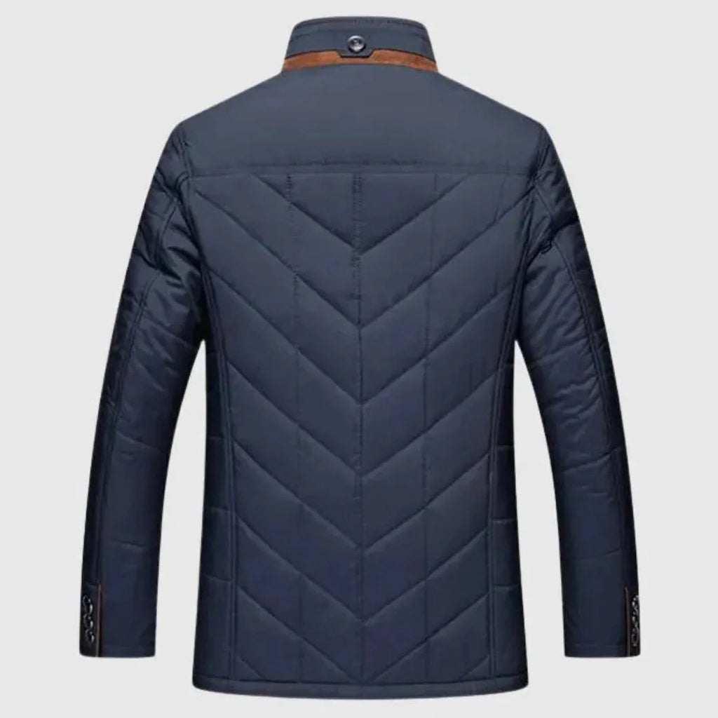 Men's Quilted Padded Winter Jacket