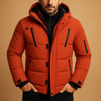 Men's Waterproof Winter Coat Orange
