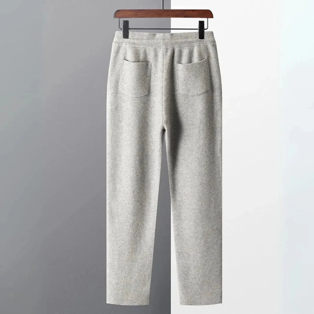 Men's 100% Merino Wool Casual Pants-MODAUTLET