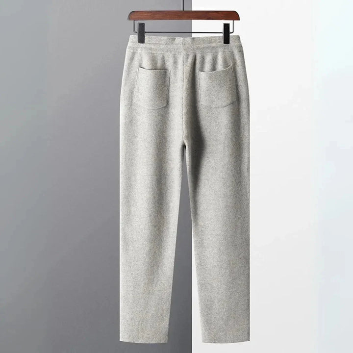 Men's 100% Merino Wool Casual Pants-MODAUTLET