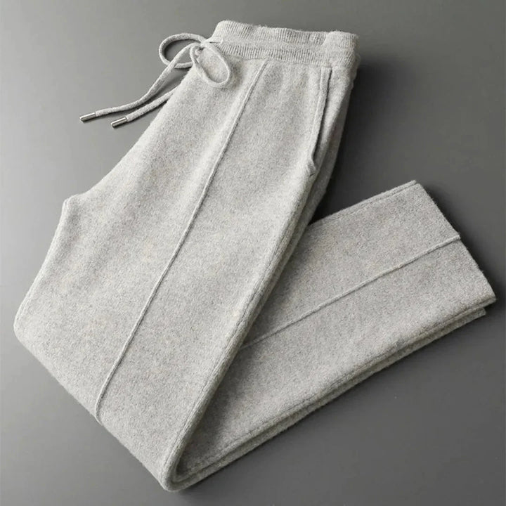 Men's 100% Merino Wool Casual Pants-MODAUTLET