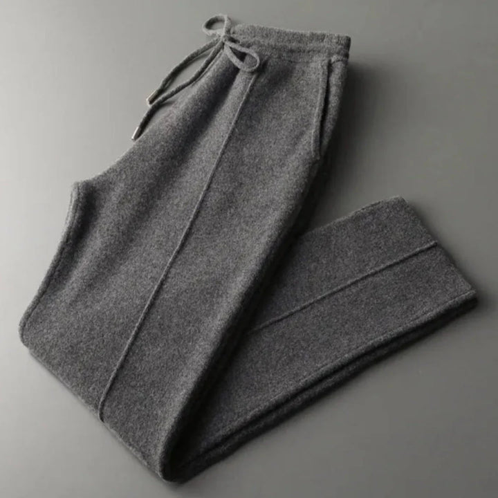 Men's 100% Merino Wool Casual Pants-MODAUTLET