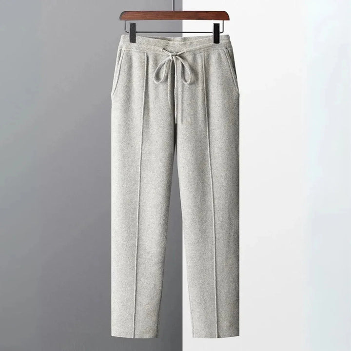 Men's 100% Merino Wool Casual Pants-MODAUTLET