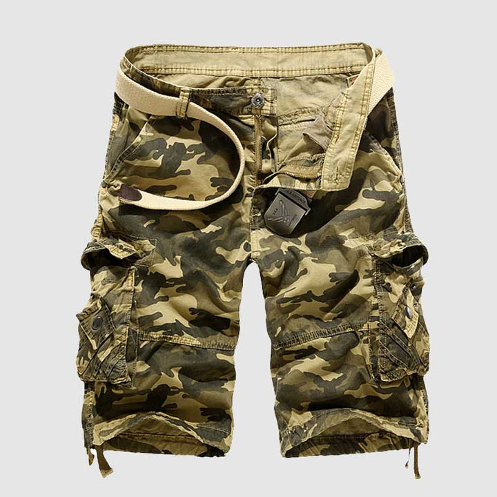 Men's Camouflage Cargo Shorts Khaki