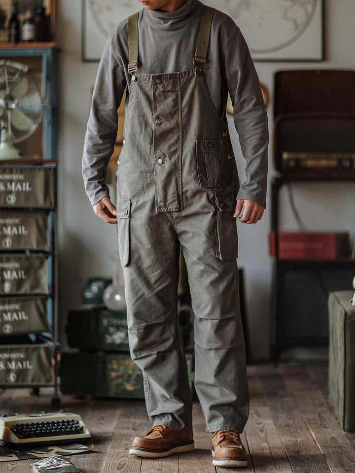 Men's Canvas Work Overalls