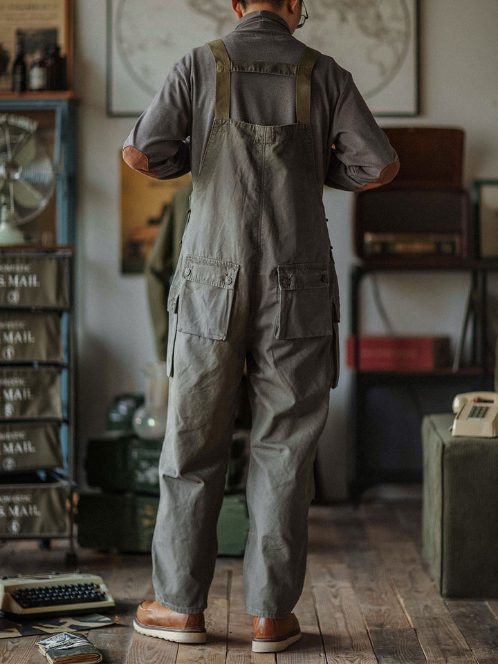 Men's Canvas Work Overalls