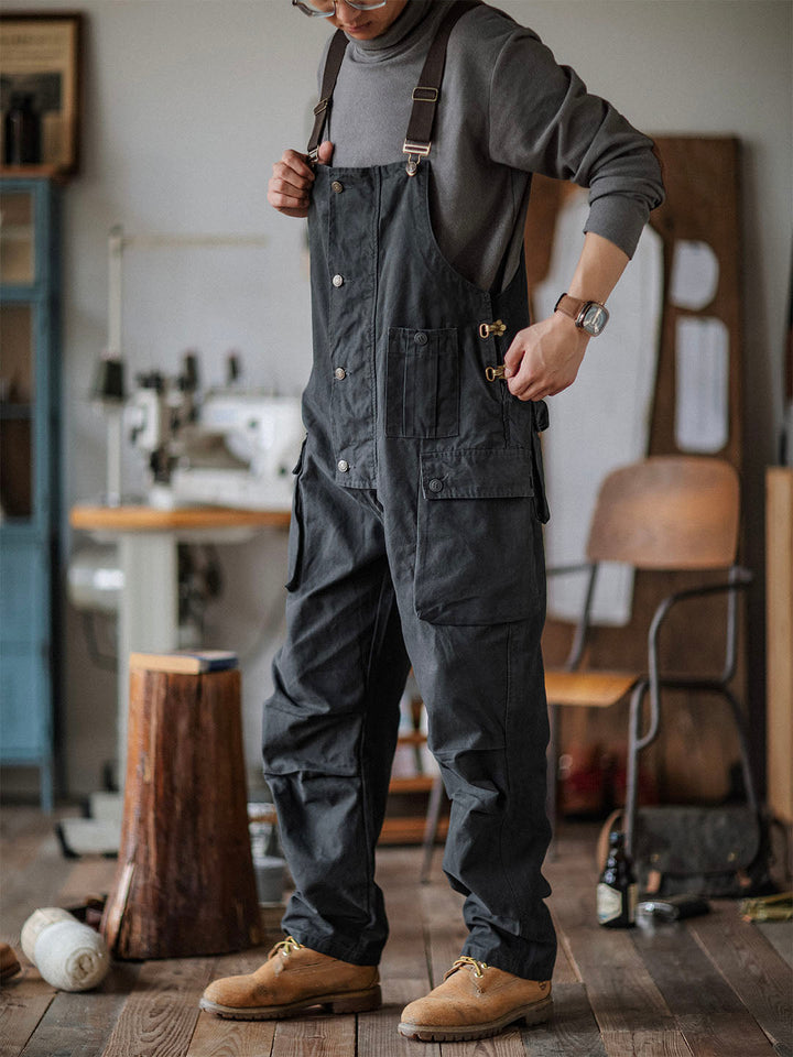 Men's Canvas Work Overalls