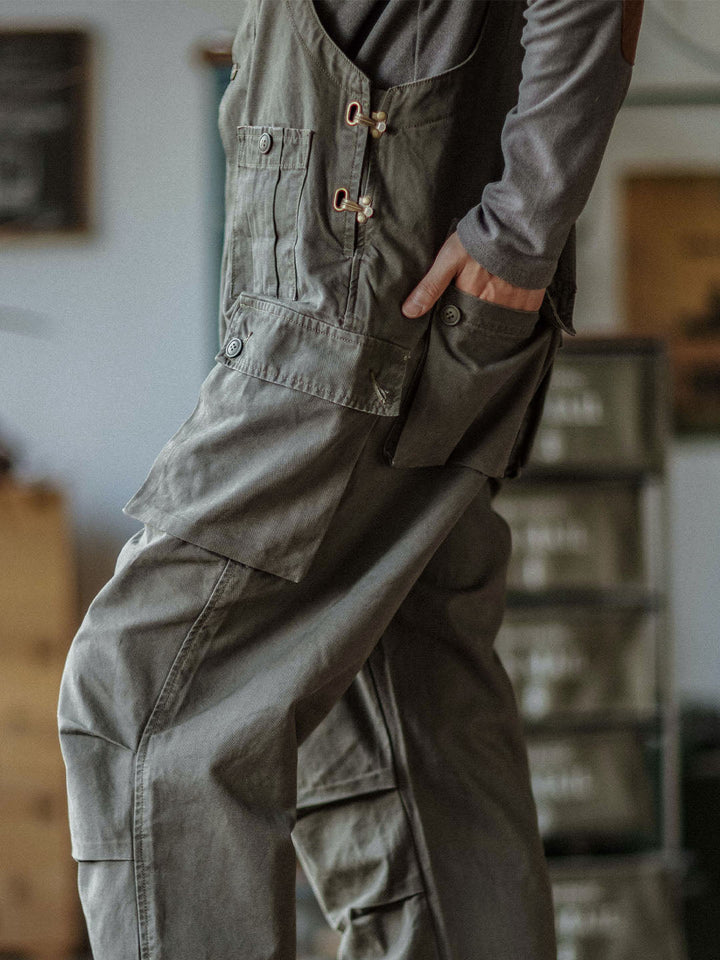 Men's Canvas Work Overalls