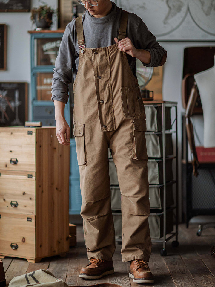 Men's Canvas Work Overalls