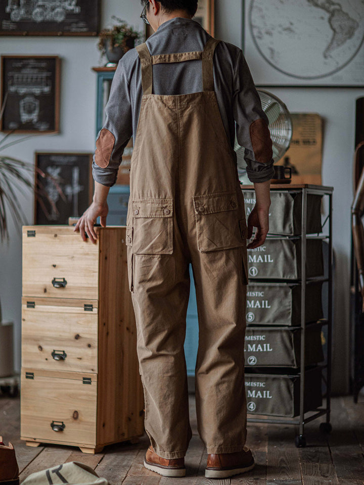 Men's Canvas Work Overalls