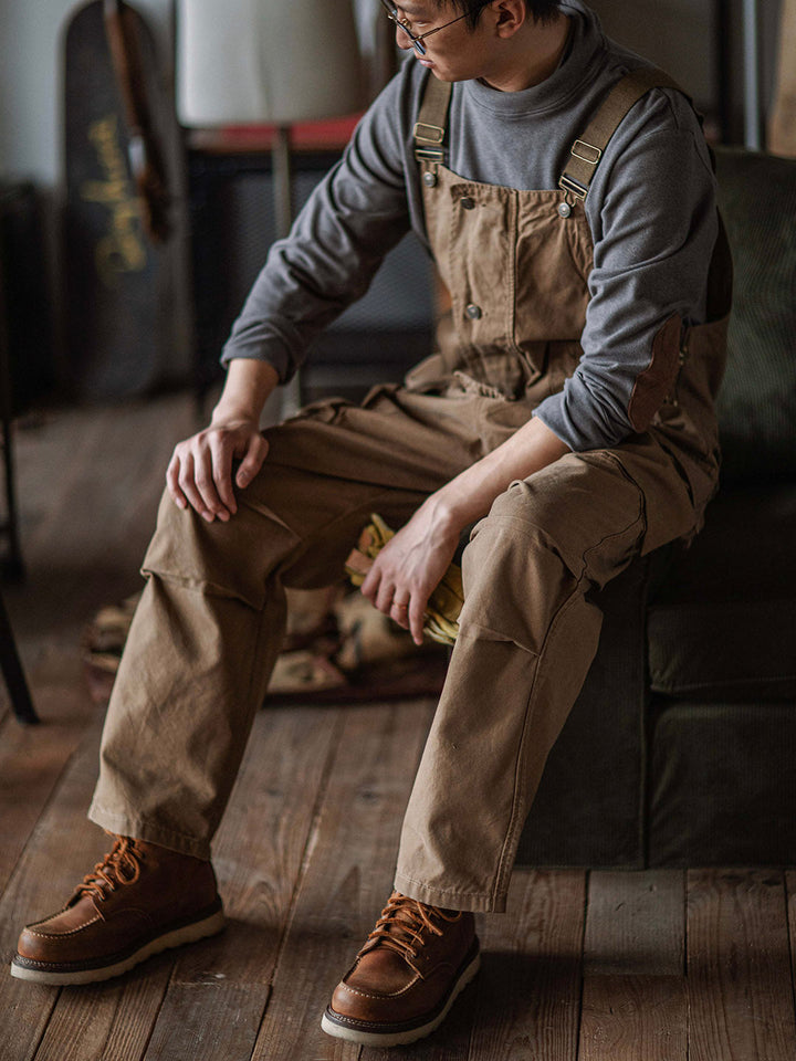 Men's Canvas Work Overalls