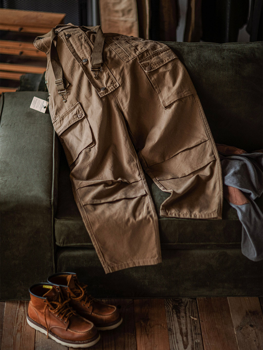 Men's Canvas Work Overalls