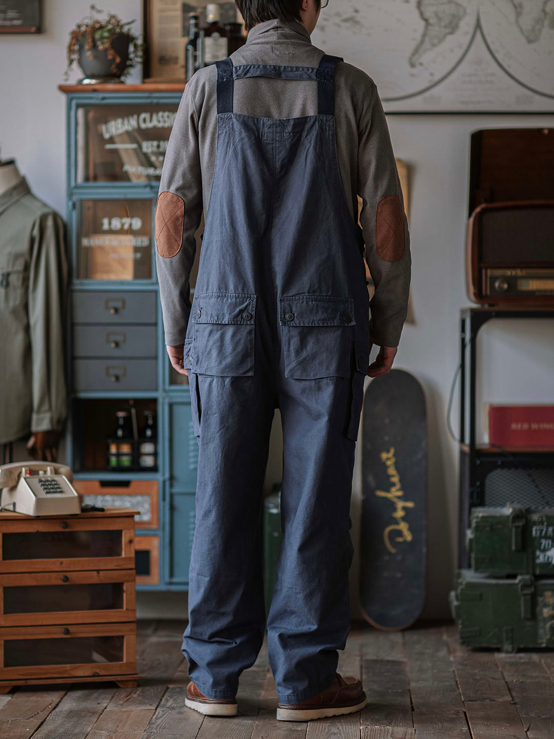 Men's Canvas Work Overalls